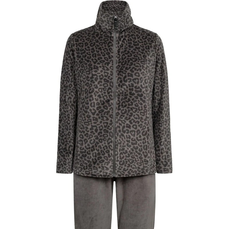 Decoy Velour Hjemmesæt Grå 88227