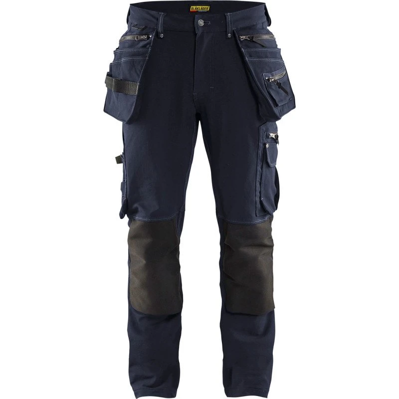 Blåkläder X1900 Håndværkerbukser med 4-vejs stretch, mørk marine/sort, C156