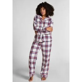 Hunkemöller Polar Fleece pyjamasæt, gardenia