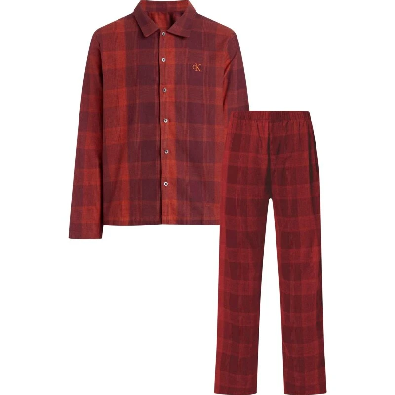 Calvin Klein Pure Flannel Pyjamas Rød