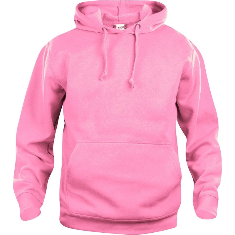 Clique Basic hoodie, lys pink, str. XS