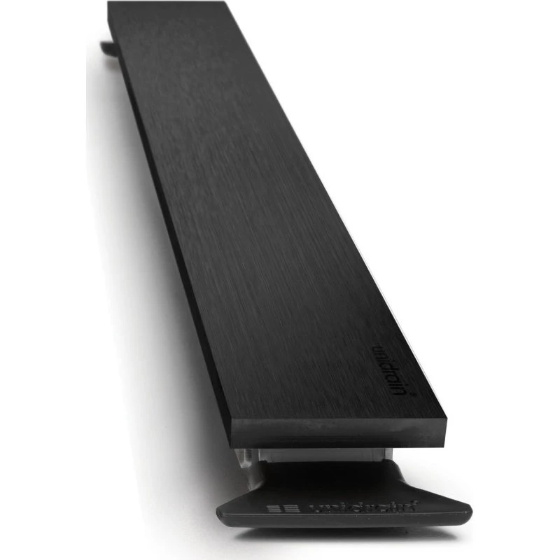 Unidrain HighLine panel, 300 mm, Sort