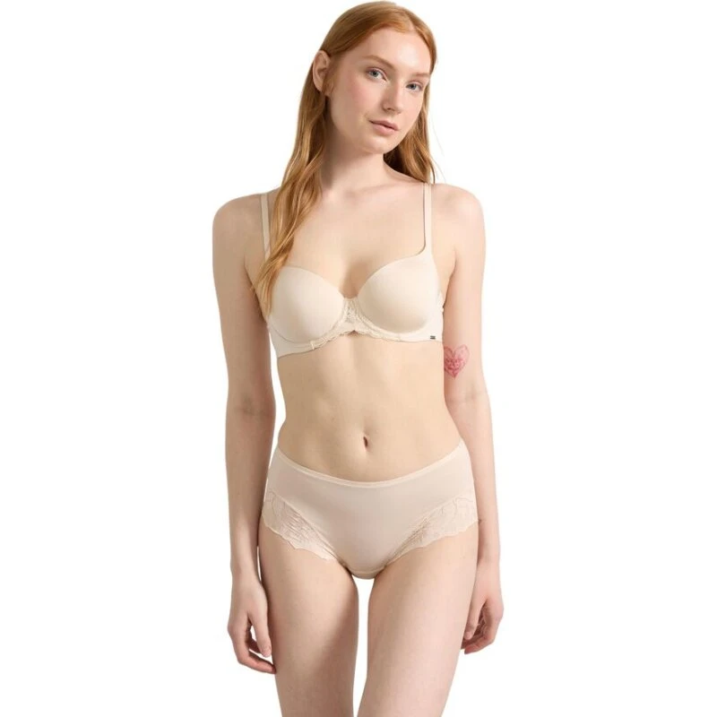 Lindex Trusser i mikro-bomuld – støvet blå