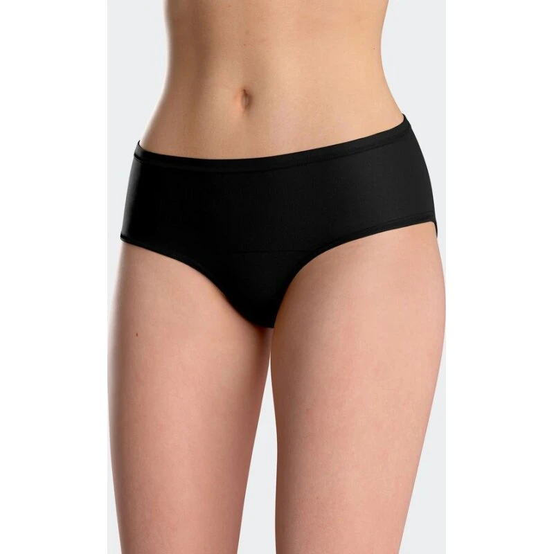 Impetus Højtaljede menstruationstrusser, sort, S