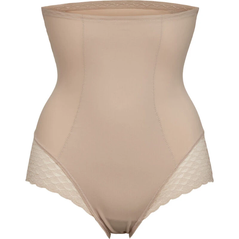 High Rise Brief – Højtaljet blonde- og meshtrusse