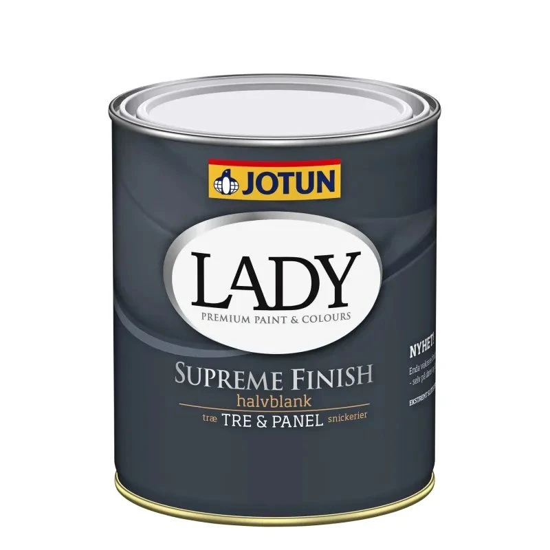 Jotun Lady Supreme Finish Halvblank 40 Hvid 0,68 L