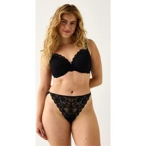 Lindex Brazilian trusse i blonde med rhinsten - sort