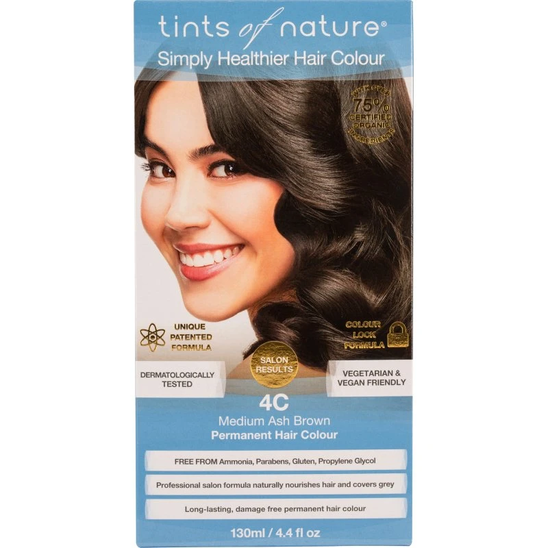 Tints of Nature Medium Ash Brown 4C Hårfarve