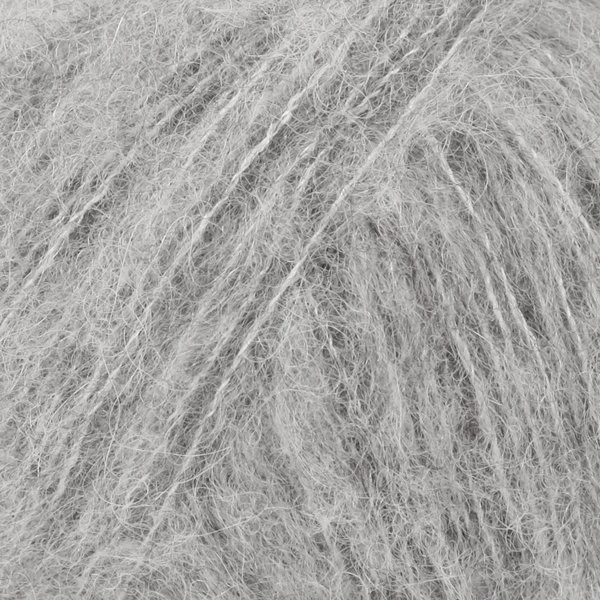 DROPS Brushed Alpaca Silk 02 Lys Grå