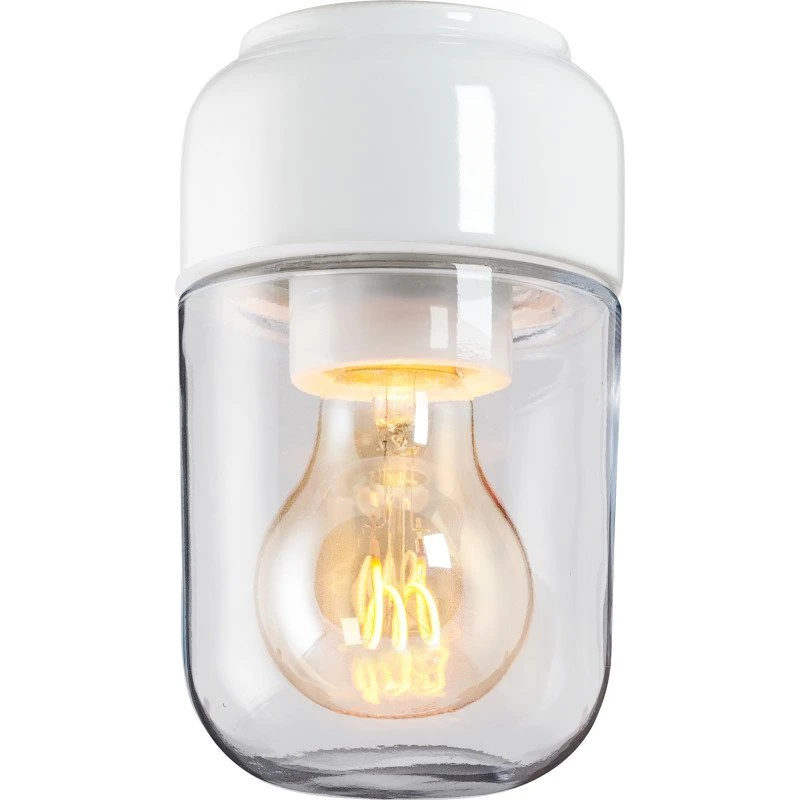 Ifö Ohm loftlampe, hvid/klar