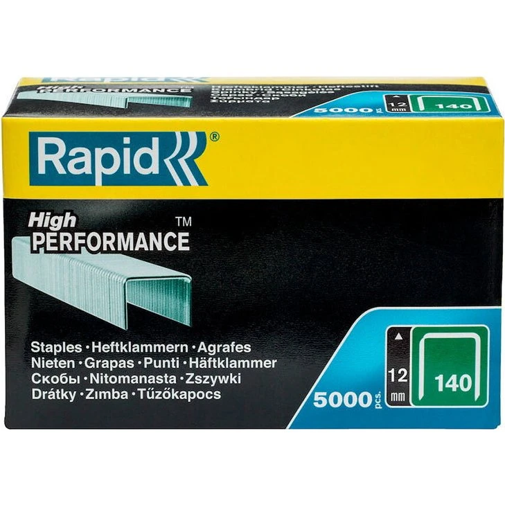 Rapid Hæfteklammer Nr. 140 (12 mm) - Galvaniseret stål