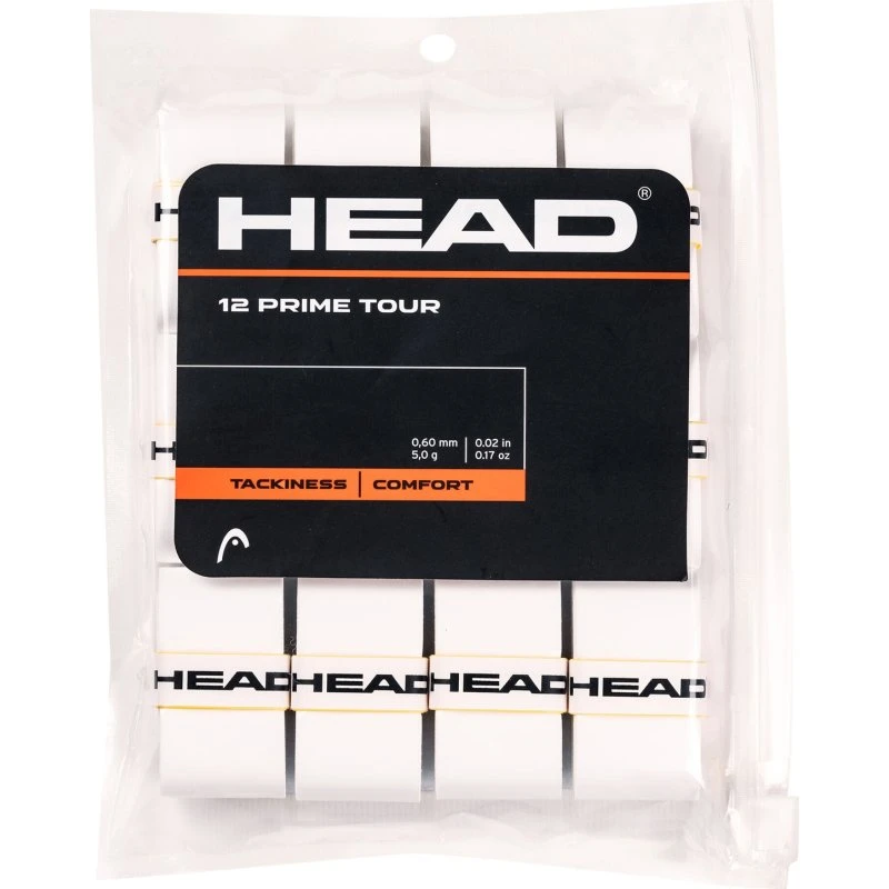 Head Prime Tour Overgrip 12-pak - Hvid