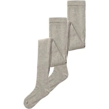 NAME IT Rib 2-pak Strømpebukser Pure Cashmere/Beige