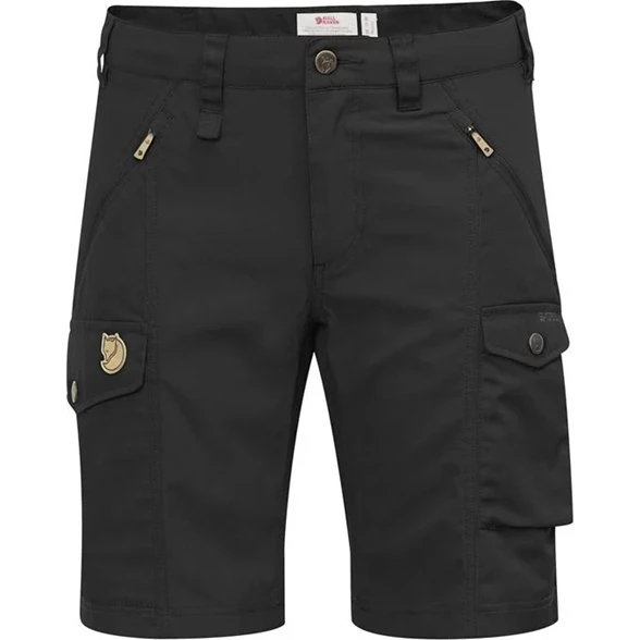Fjällräven Nikka Curved Shorts - Dame - Black, 34