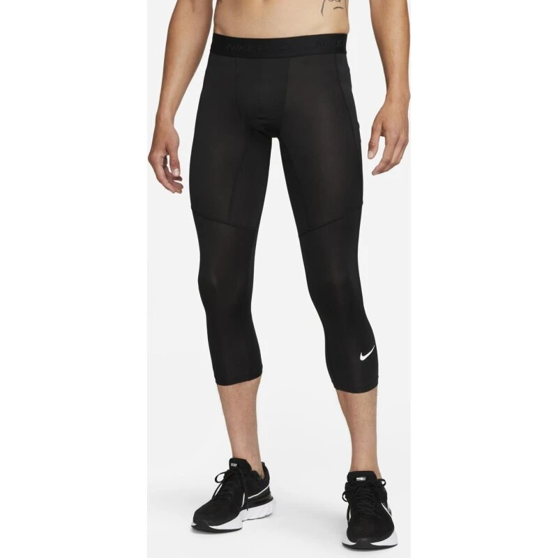 Nike Pro Dri-FIT 3/4 Tights - Smoke Grey/Black