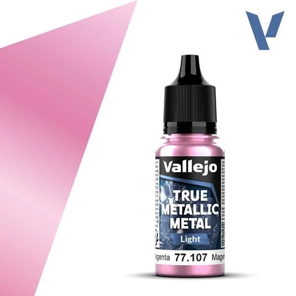 Vallejo True Metallic Metal Light - Crimson Magenta (18ml)