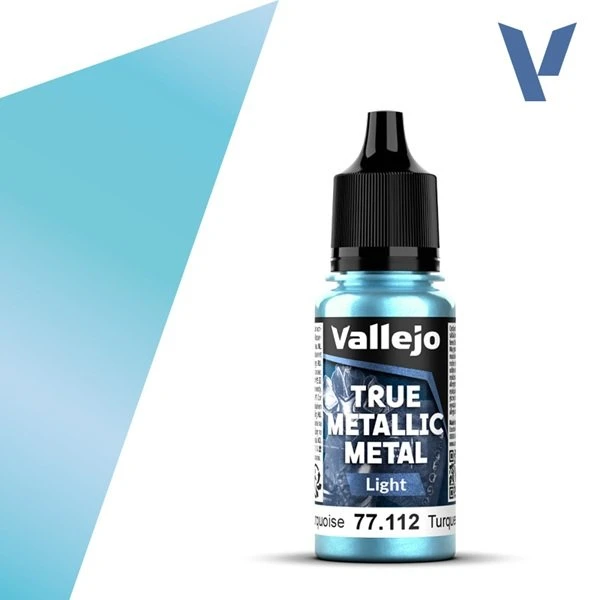 Vallejo True Metallic Metal Light - Hydra Turquoise, 18ml