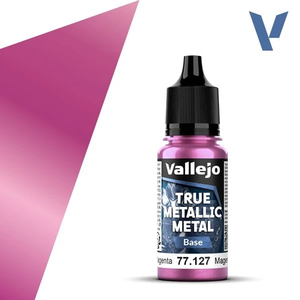 Vallejo True Metallic Metal: Crimson Magenta Base - 18ml