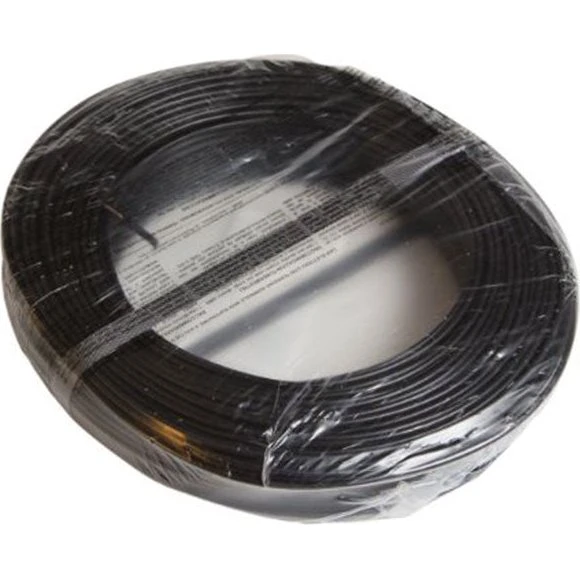 Inst. ledning PVL blyfri 1x1,5mm sort - 100 meter