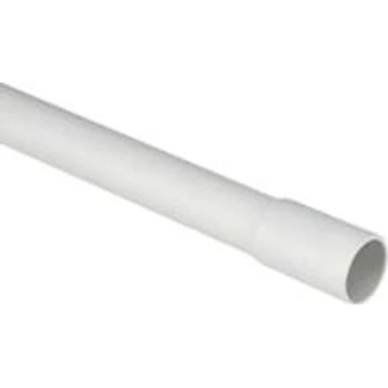 Ecicta Plastrør 50 mm HF med muffe, 320N, Grå (3 m)