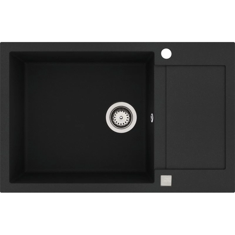 Lavabo Saturn 790 køkkenvask, 78x50 cm, sort
