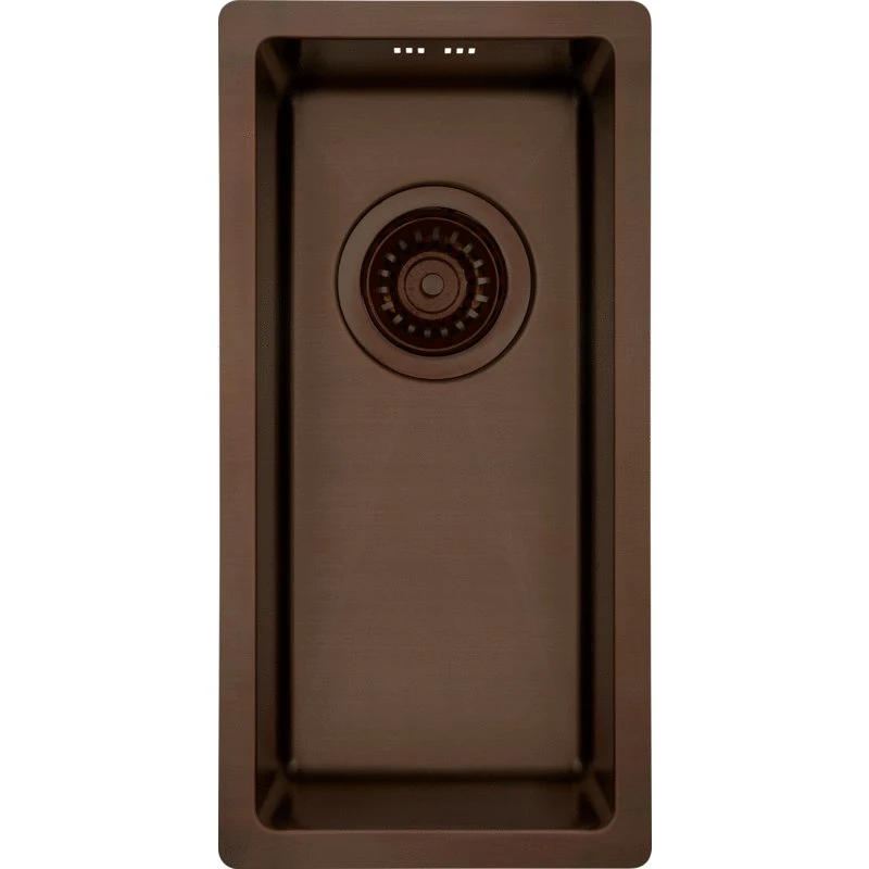 Lavabo Kubus 180 Soft køkkenvask, 22x44 cm, bruneret messing