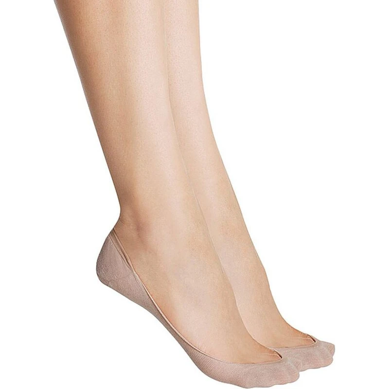 DIM 2-pak Easy Day ballerina-sokker beige