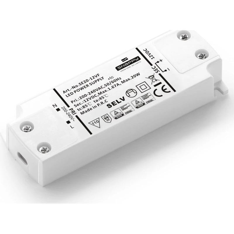 Snappy LED Driver 12V 20W DC