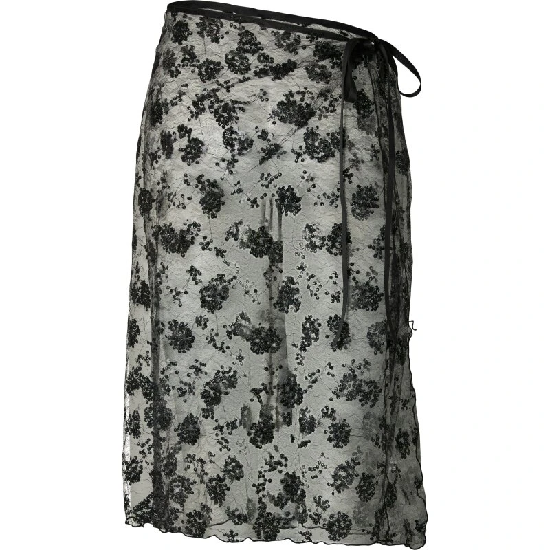 Pieces Natasja Blonde-sarong – Sort