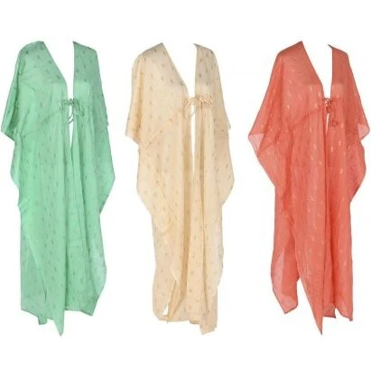Home ESPRIT sarong sæt 3-pak – Grøn, Beige, Koral (Onesize)