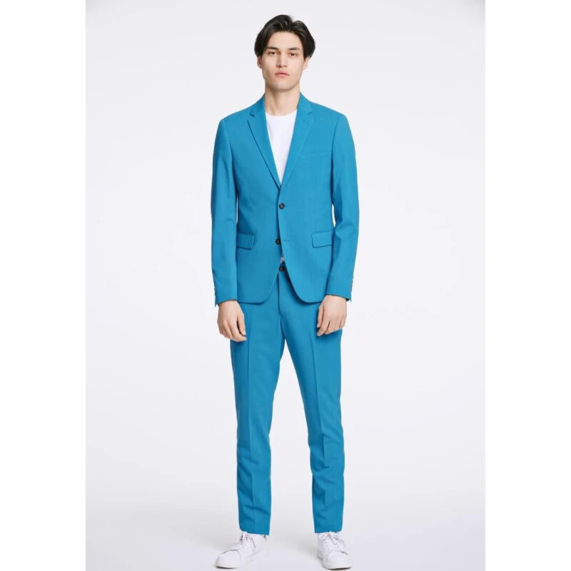 Lindbergh jakkesæt med let stretch - Navy, Str. 48