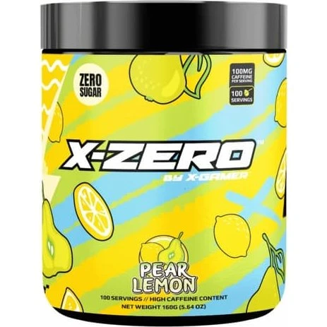 X-Gamer X-Zero Energidrikpulver Pear Lemon 160g