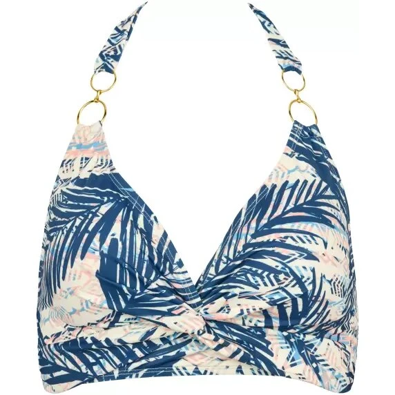 Missya Nura Bikinitop Halterneck Palm Print