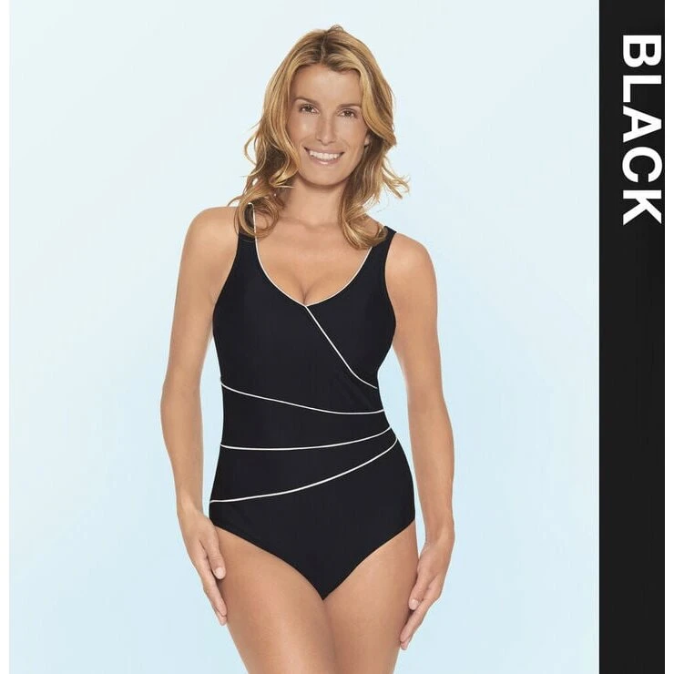 Wiki Daniella Badedragt W9514 – Sort/White