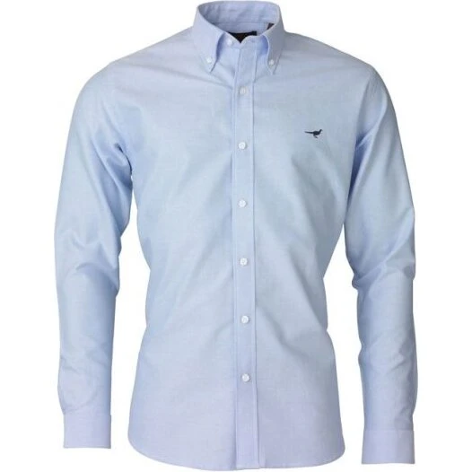 Laksen Harvard Oxford Skjorte Herre – Light Blue