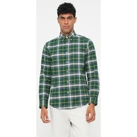 Tommy Hilfiger Brushed Oxford Check Skjorte - Ornamental Green