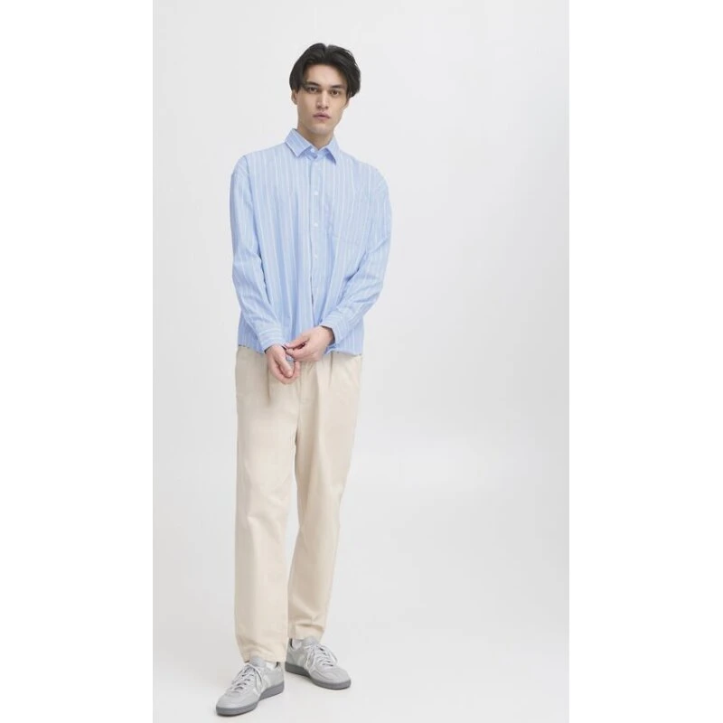 CFMARTIS relaxed stribet skjorte - vista blue