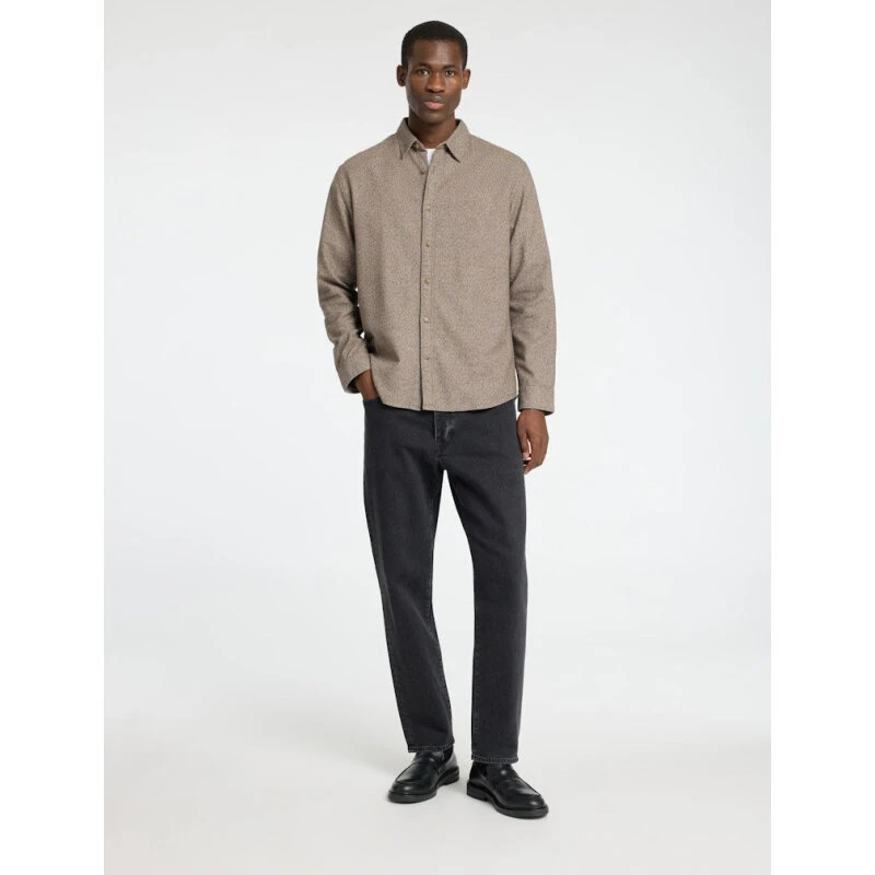 SELECTED Owen Flannel Skjorte - Brun (16095733)