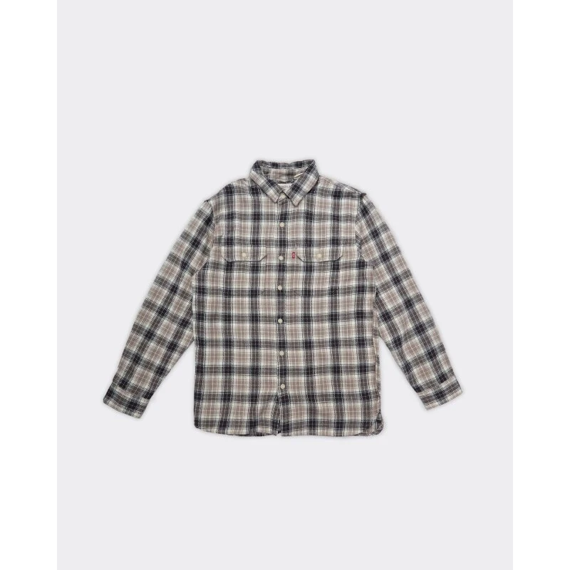 Levi's Jackson Worker Calvin Plaid Oatmeal skjorte