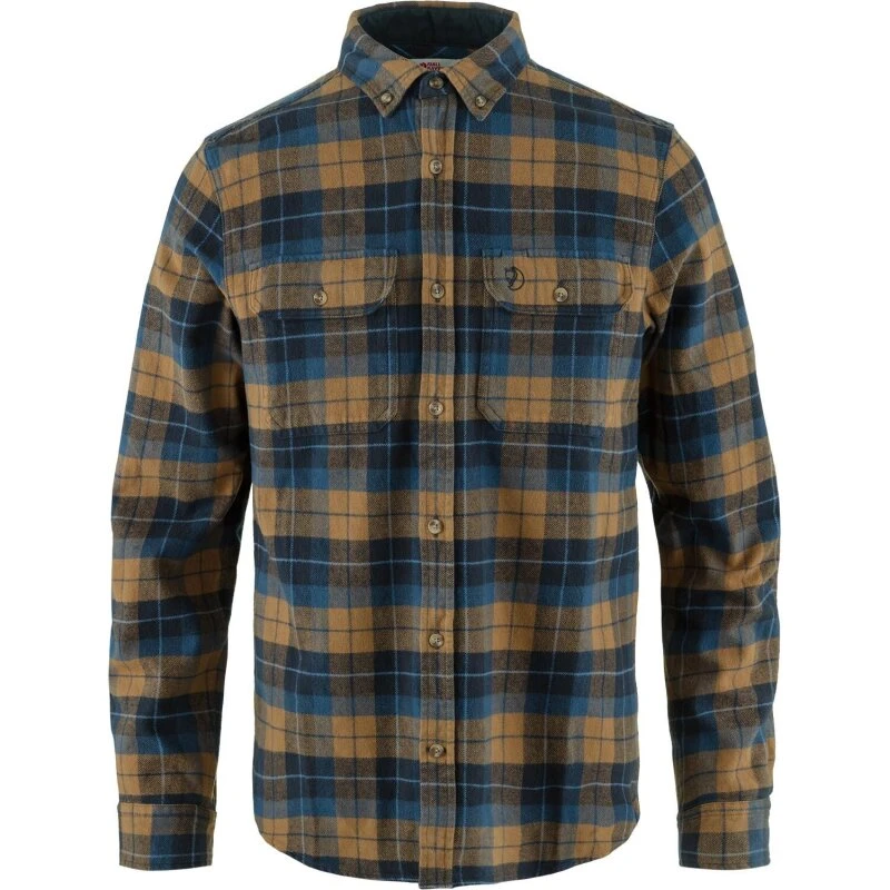 Fjällräven Singi Heavy Flannel Skjorte, herre - Dark Sand
