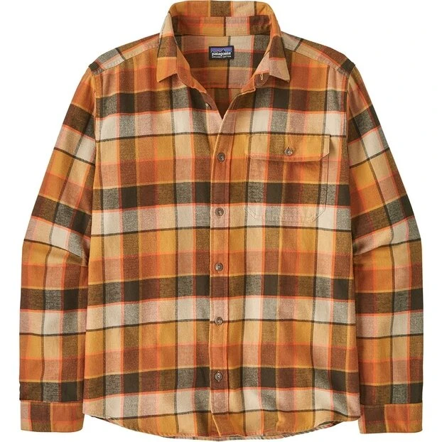 Patagonia Lightweight Fjord Flannel skjorte – Otter Brown, herre