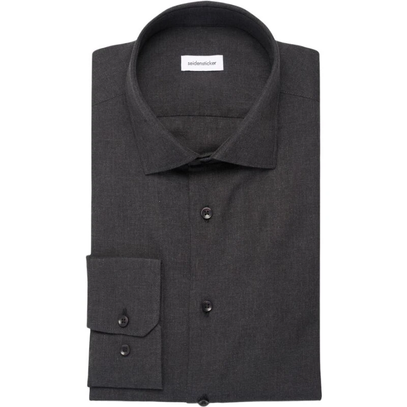 Seidensticker SCHWARZE ROSE flannelskjorte - mørkegrå
