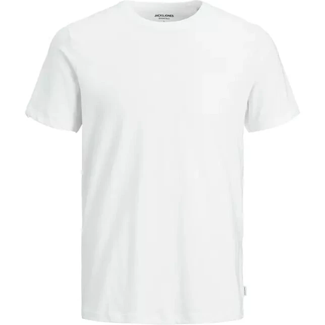 JACK & JONES eOrganic Basic kortærmet T-shirt, hvid, S