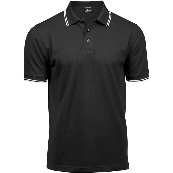 Tee Jays TJ1407 Herre Polo Økologisk Stretch Stripe