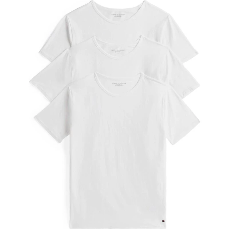 Tommy Hilfiger 3-pak kortærmet T-shirt, regenerativ bomuld