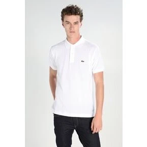 Lacoste L1212 Classic Herre Polo Kortærmet Hvid