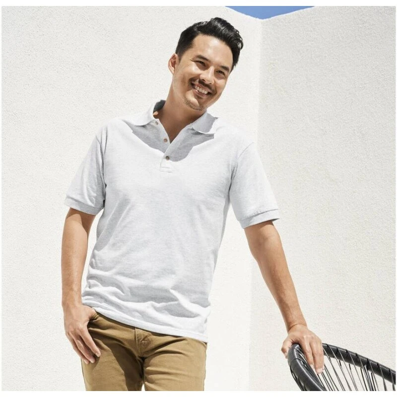 Gildan G8800K DryBlend Junior Polo 50/50 – Hvid