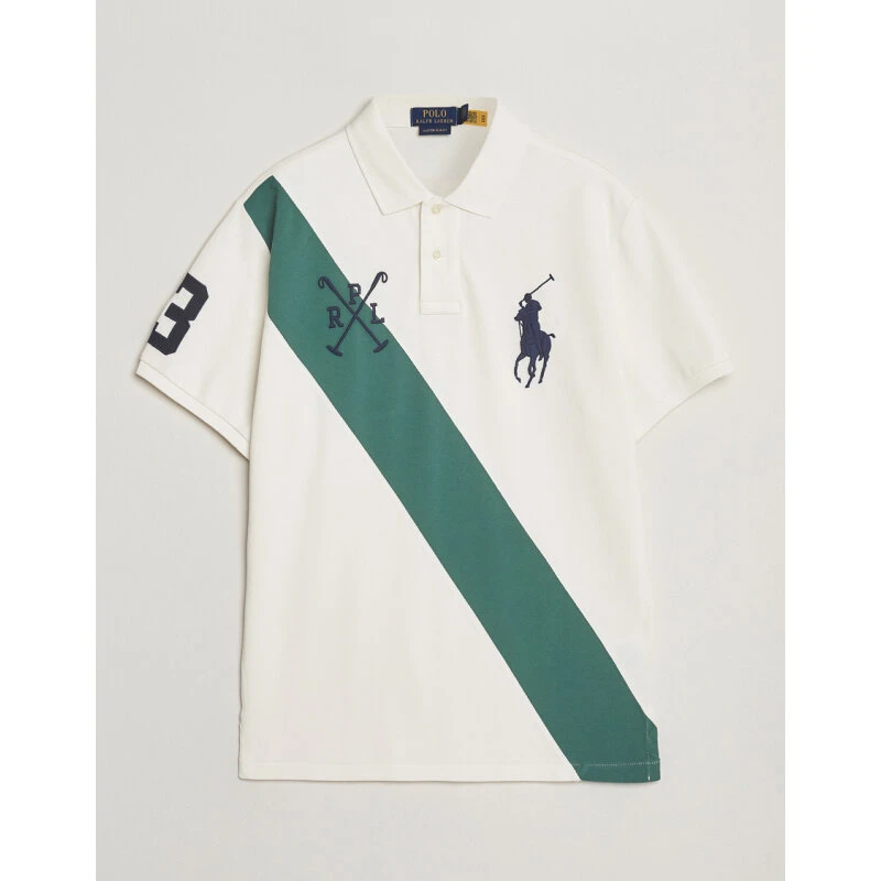 Ralph Lauren Custom Slim Fit Big Pony Mesh Polo, Grøn