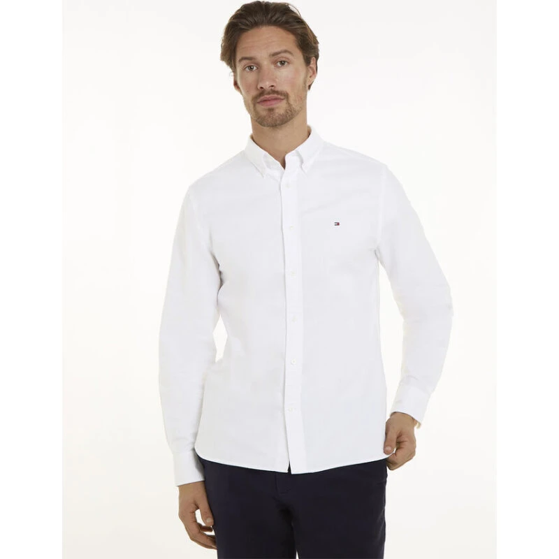 Tommy Hilfiger Solid Heritage Oxford Skjorte Hvid XXL