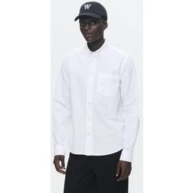 Wood-Wood Adam Oxford skjorte - hvid